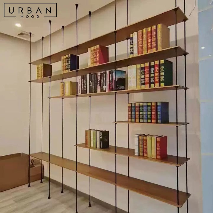 CUEVAS Modern Solid Wood Display Shelf