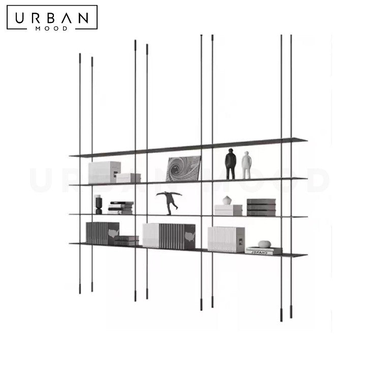 CUEVAS Modern Solid Wood Display Shelf