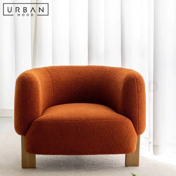 CYNTHIA Modern Fabric Lounge Chair