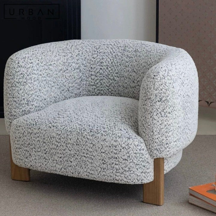 CYNTHIA Modern Fabric Lounge Chair