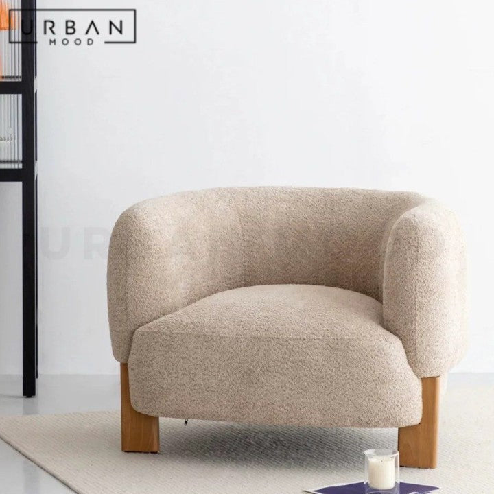 CYNTHIA Modern Fabric Lounge Chair