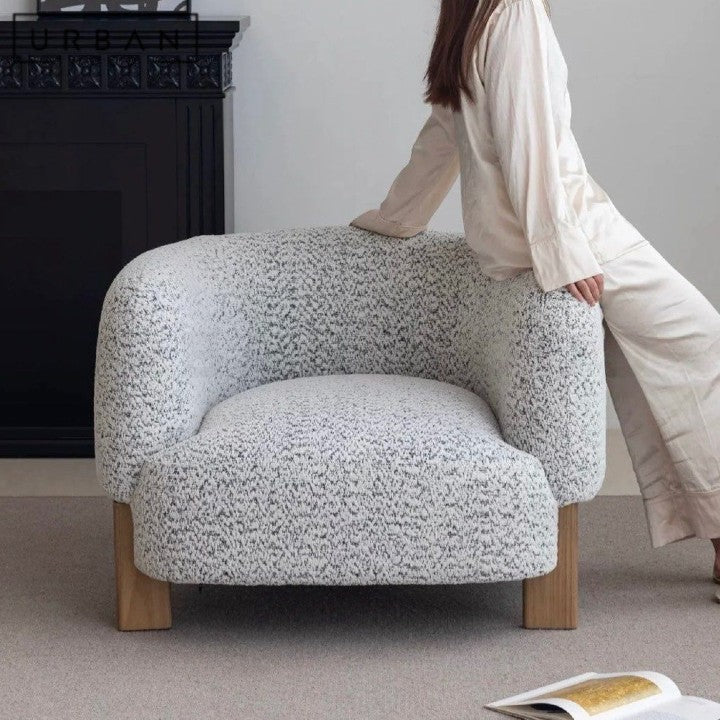 CYNTHIA Modern Fabric Lounge Chair