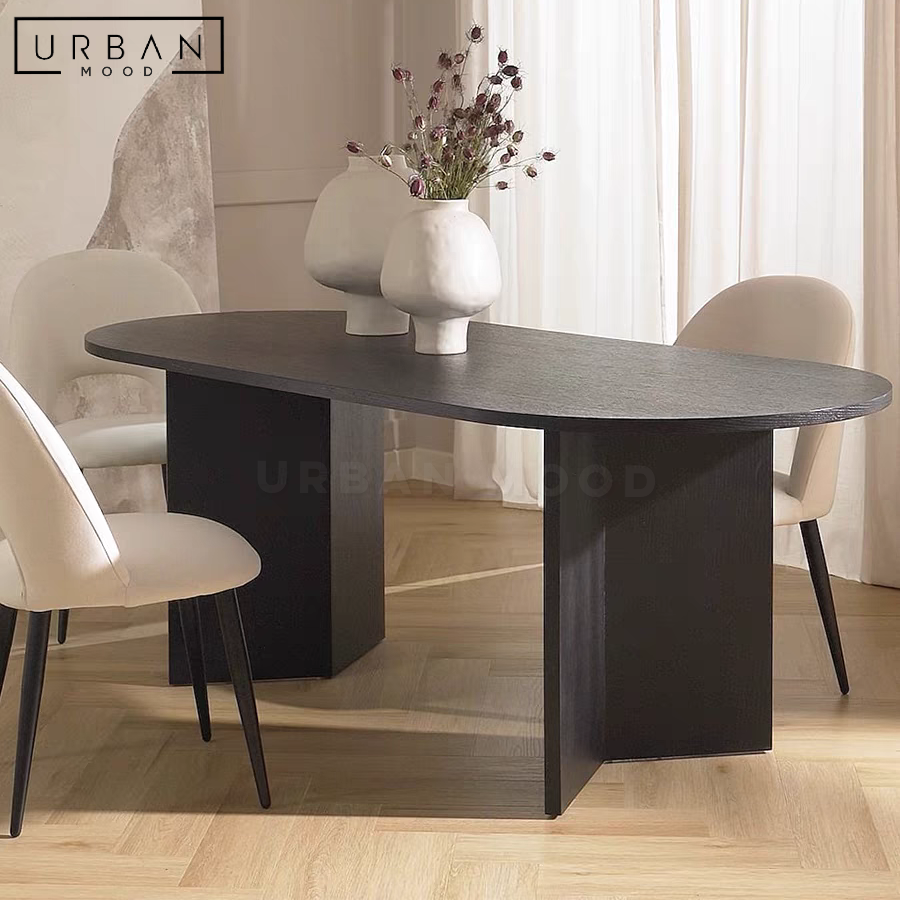 CURTIS Modern Solid Wood Dining Table – Urban Mood