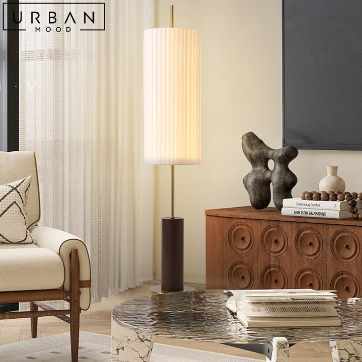 DELIN Japandi Floor Lamp