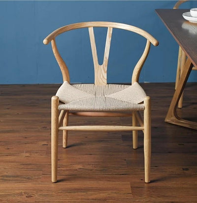 (Ready To Ship) DENVER Rustic Wishbone Dining Chair