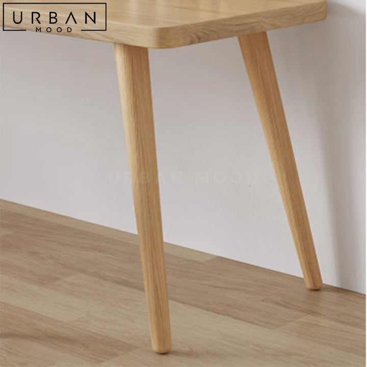 DEWITT Scandinavian Solid Wood Study Table