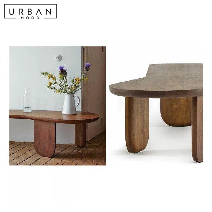DONIKA Modern Solid Wood Bench