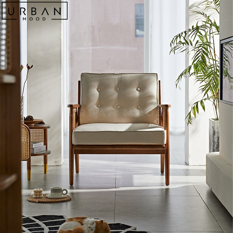Premium | DOROTHY Solid Wood Leisure Chair