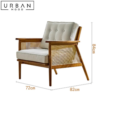 Premium | DOROTHY Solid Wood Leisure Chair