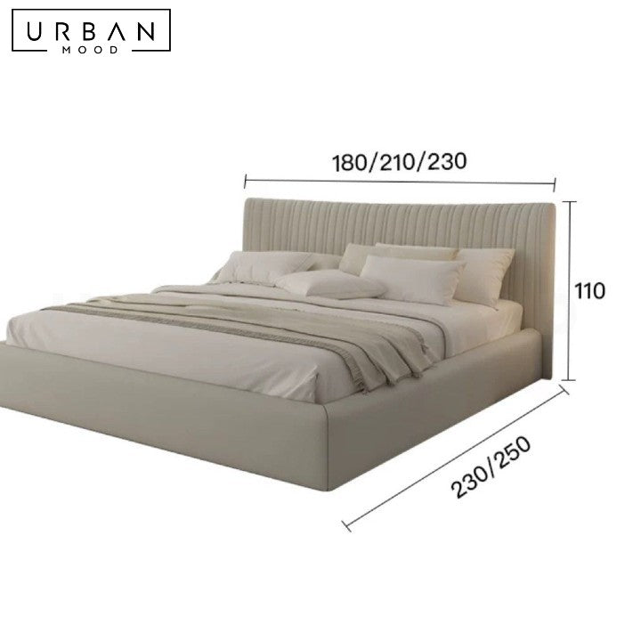 DUPONT Modern Leather Bedframe