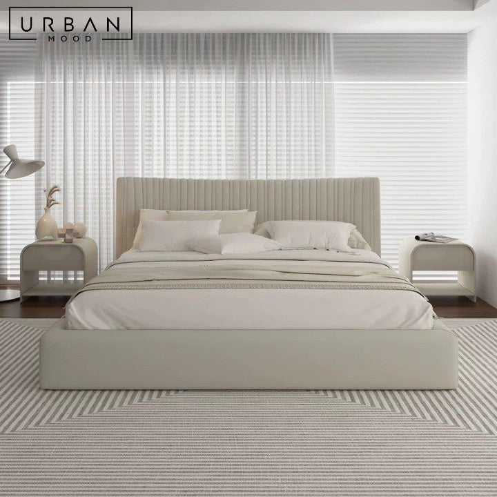 DUPONT Modern Leather Bedframe