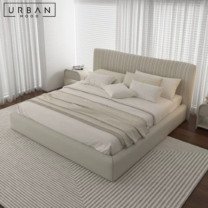 DUPONT Modern Leather Bedframe