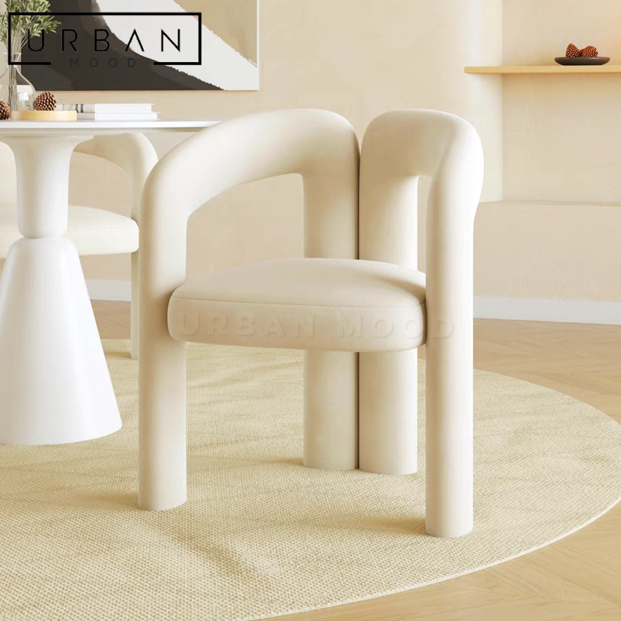 DANNY Modern Boucle Dining Chair Urban Mood