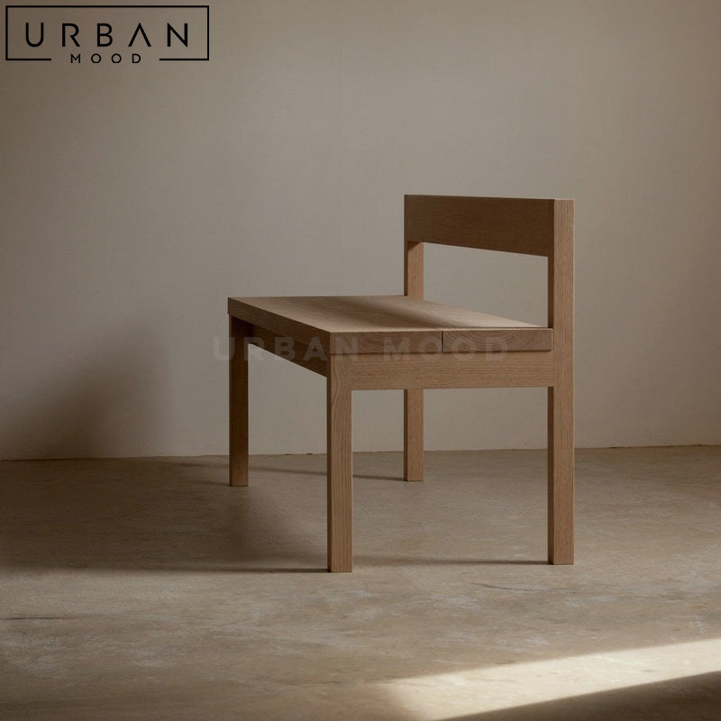 ELAIE Modern Solid Wood Bench