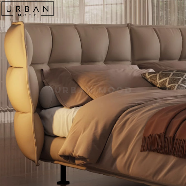 ENATO Modern Leather Bedframe