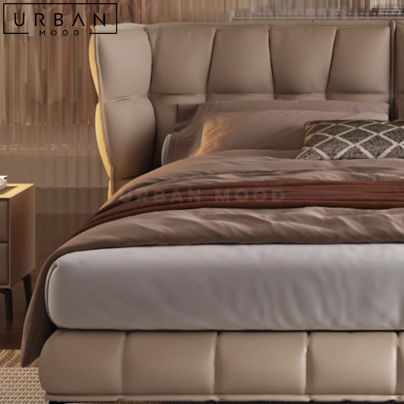 ENATO Modern Leather Bedframe