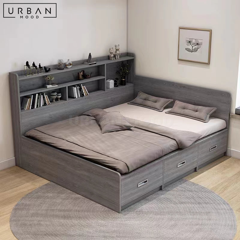 EON Modern Storage Bedframe