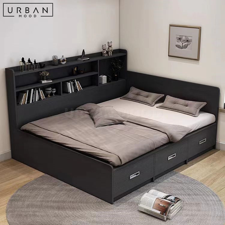 EON Modern Storage Bedframe