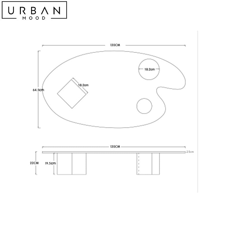 EVAN Japandi Coffee Table