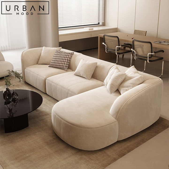 EVERE Japandi Fabric Sofa