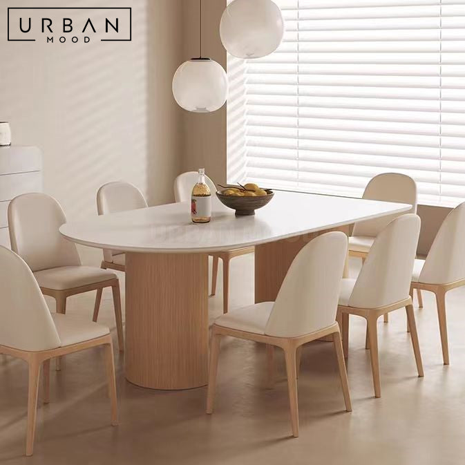 EVOQUE Japandi Sintered Stone Dining Table