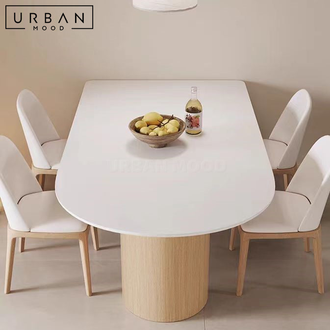 EVOQUE Japandi Sintered Stone Dining Table