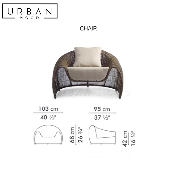 ENOCH Modern Outdoor Sofa Set
