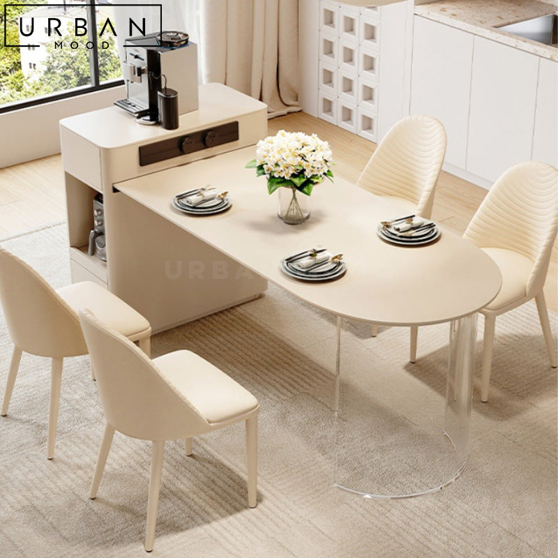 FILLE Minimalist Sintered Stone Dining Table – Urban Mood