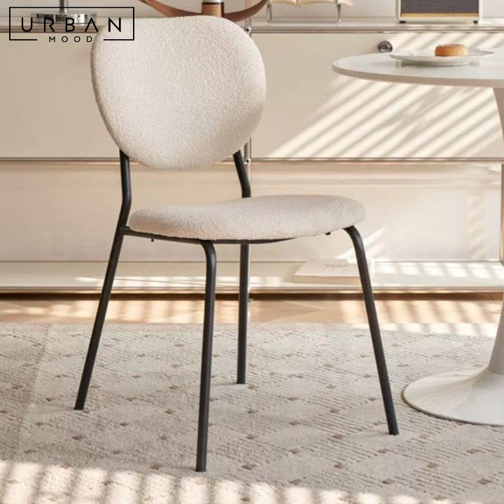 FRAKOS Modern Boucle Dining Chair