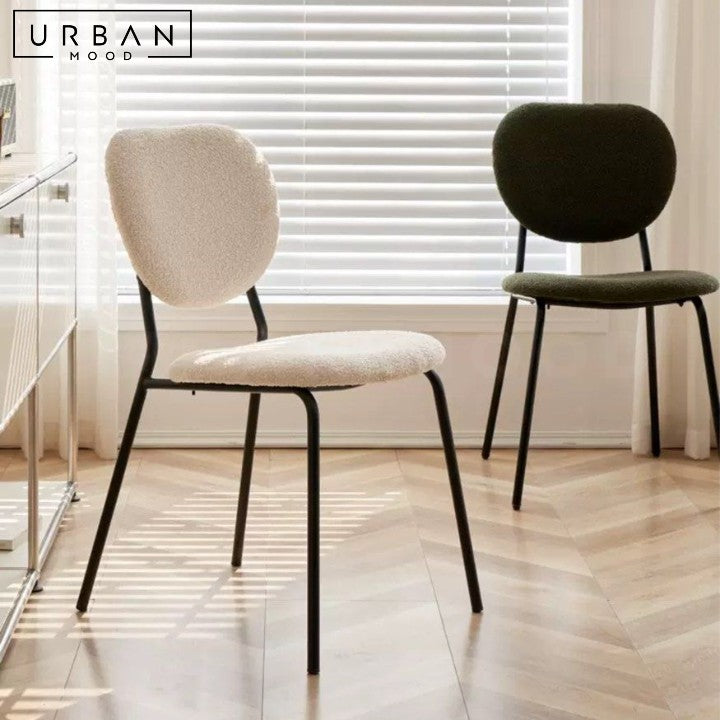 FRAKOS Modern Boucle Dining Chair