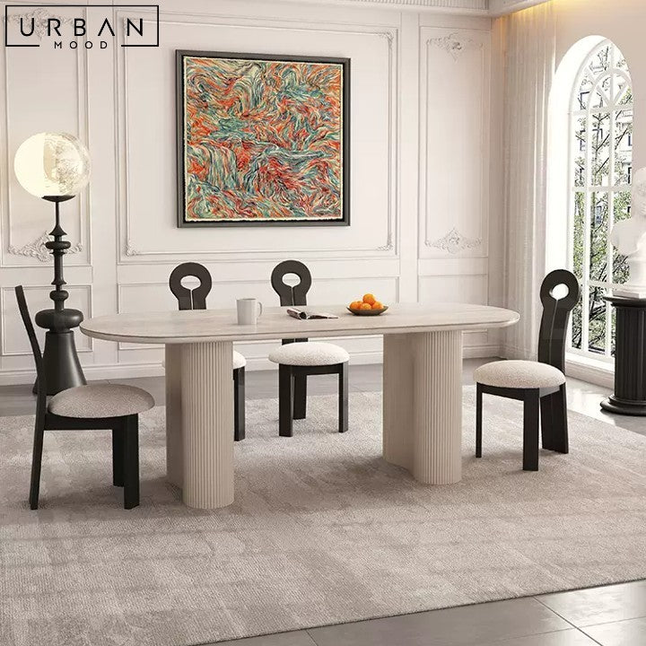 FRASER Wabi Sabi Sintered Stone Dining Table