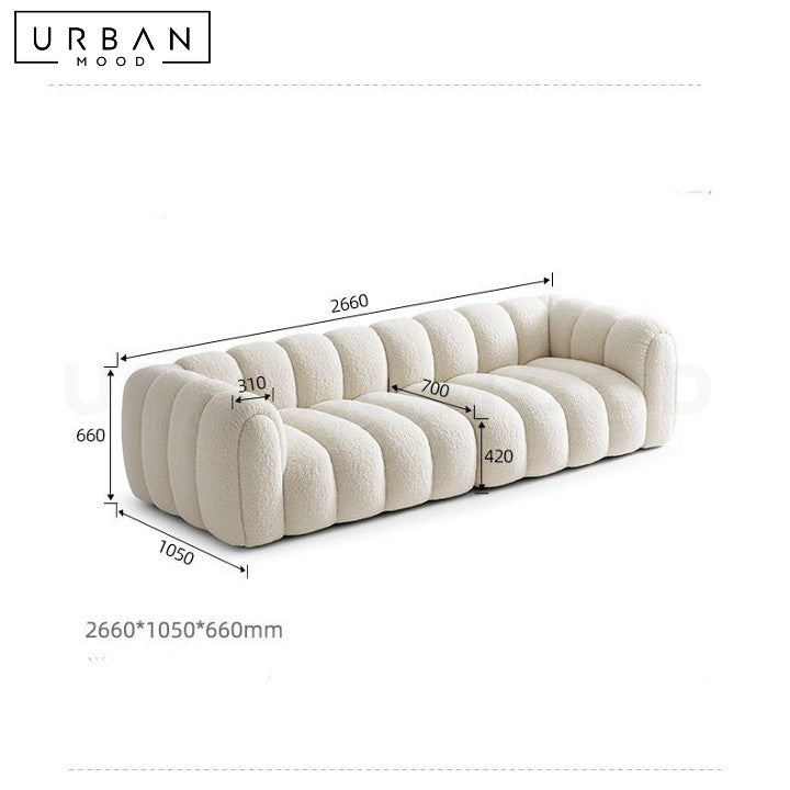 GALAZ Modern Boucle Sofa