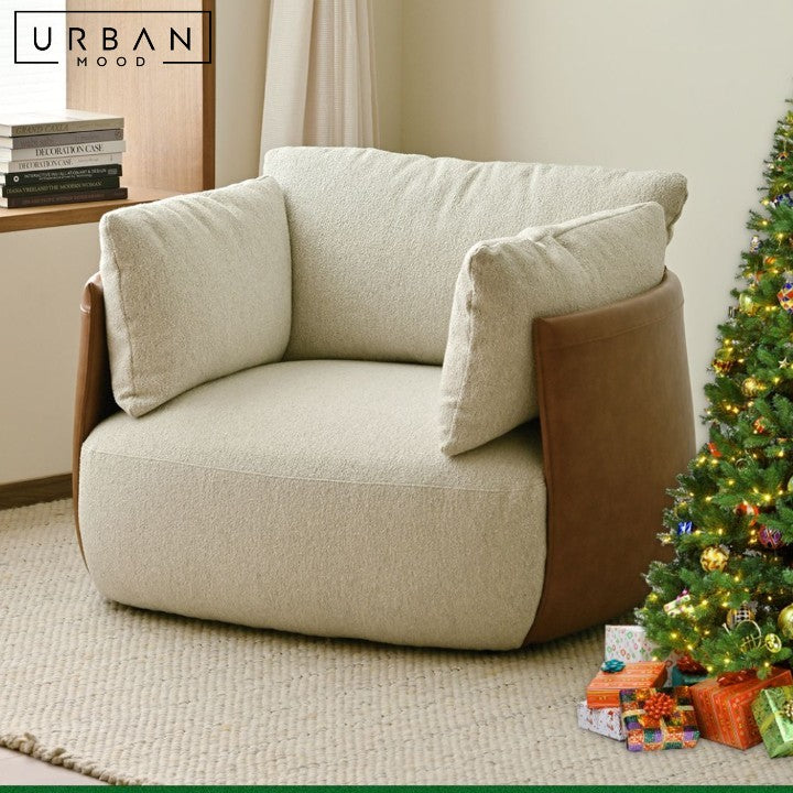 HOKKU Modern Fabric Lounge Chair