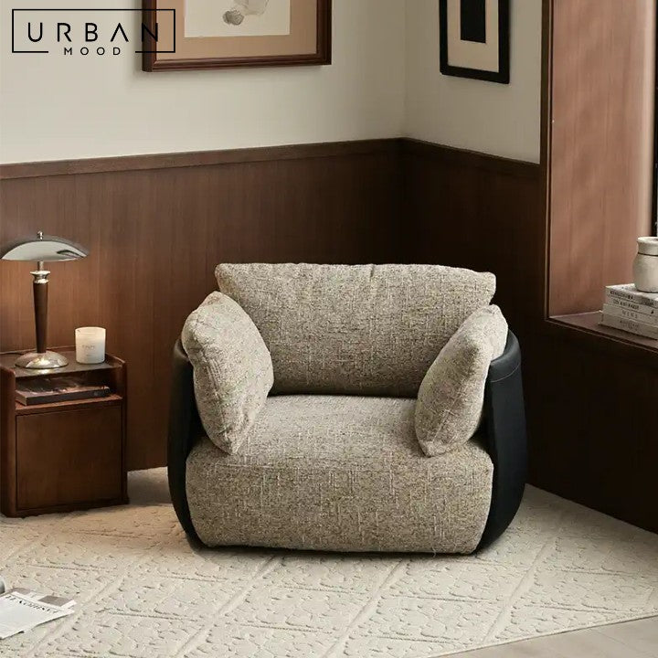 HOKKU Modern Fabric Lounge Chair