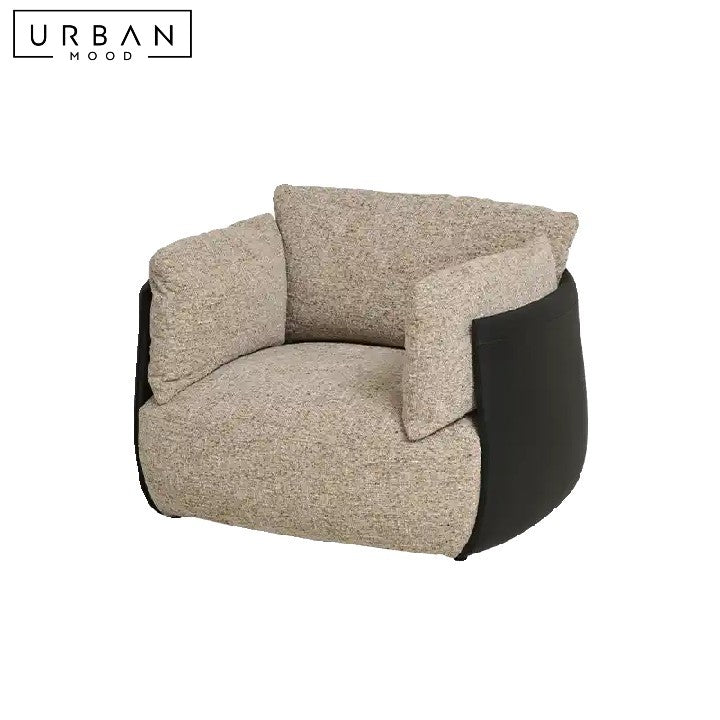 HOKKU Modern Fabric Lounge Chair