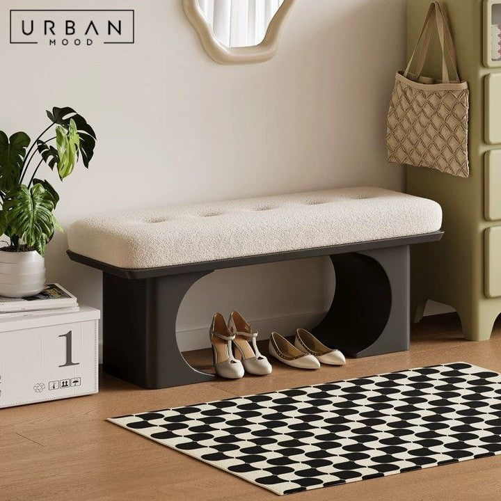 GANE Modern Boucle Bench