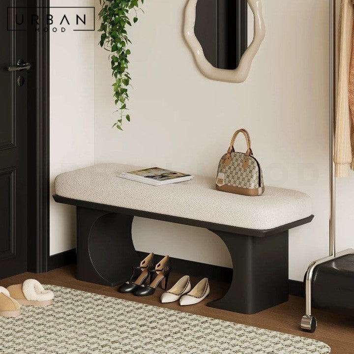 GANE Modern Boucle Bench