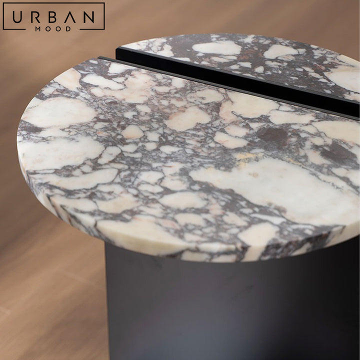 GRENCI Modern Marble Side Table