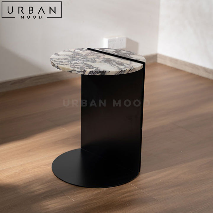GRENCI Modern Marble Side Table