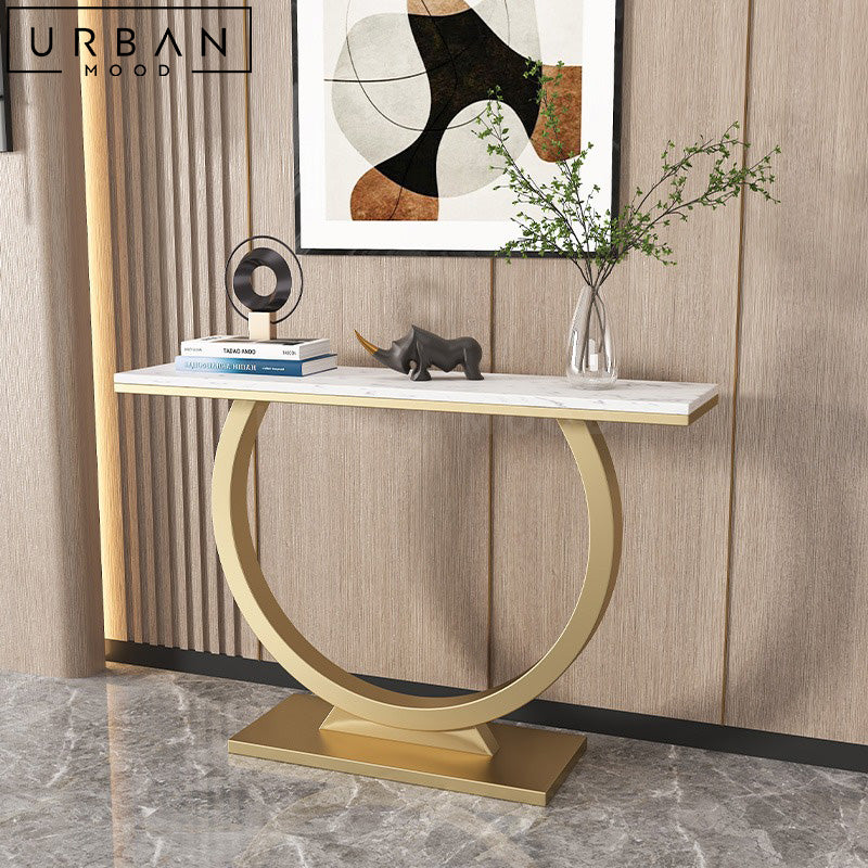 Modern marble online console table