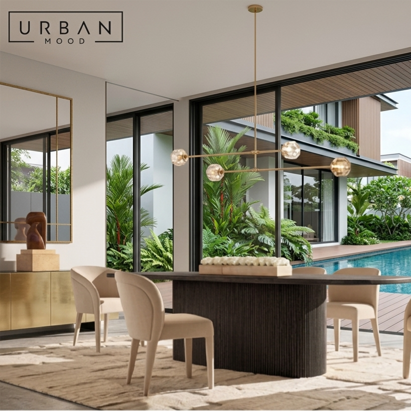 LANON Modern Solid Wood Dining Table – Urban Mood