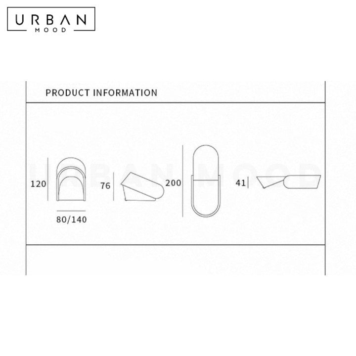 HADEEL Modern Lounge Chair / Sofa Bed