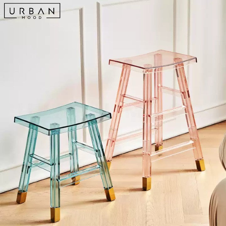 HARPA Modern Acrylic Bar Stool