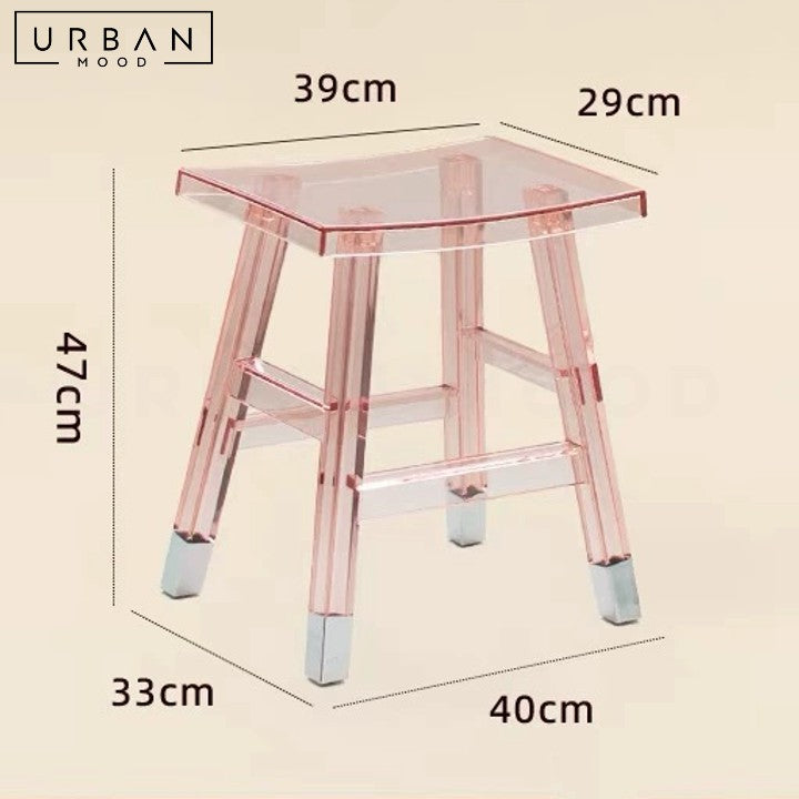 HARPA Modern Acrylic Bar Stool