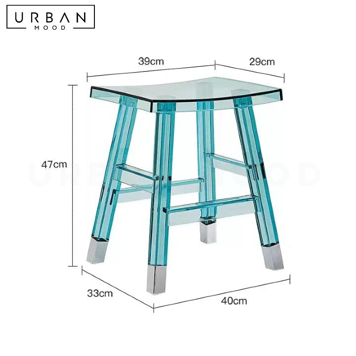 HARPA Modern Acrylic Bar Stool