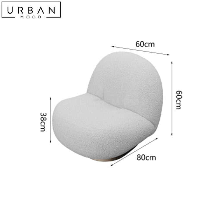 HASTING Modern Boucle Leisure Chair