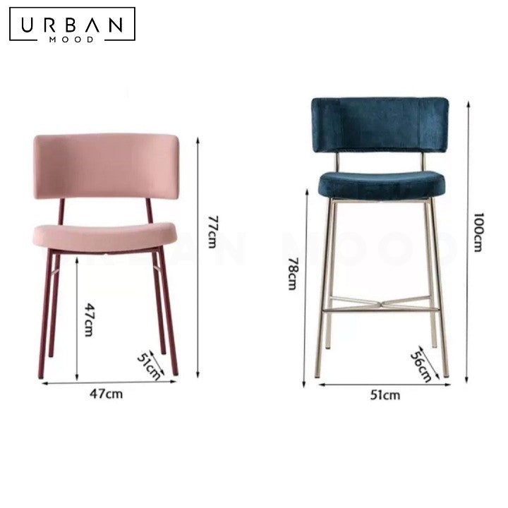 HELGA Modern Velvet Dining Chair
