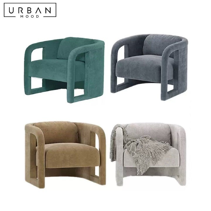 HENO Modern Velvet Lounge Chair