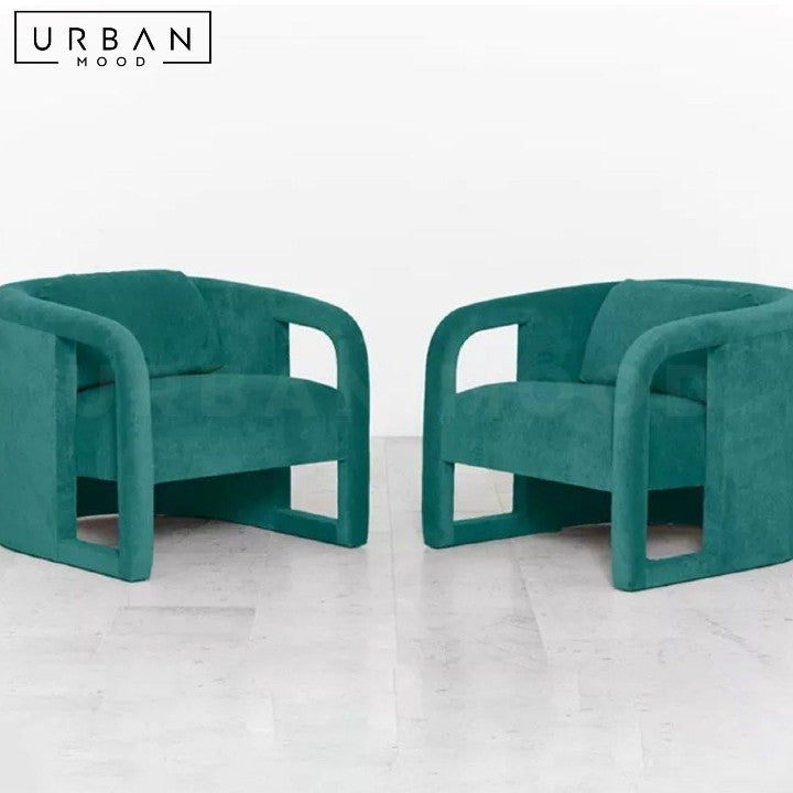 HENO Modern Velvet Lounge Chair