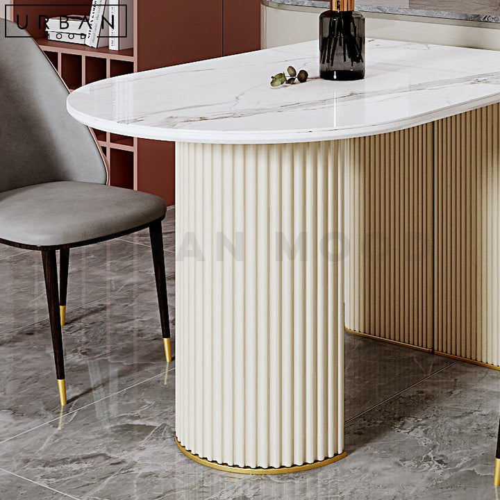 HIGGINS Modern Extendable Sintered Stone Dining Table